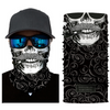 Clown Face Shield Tube Neck Gaiter Mask Polyester Seamless Bandana