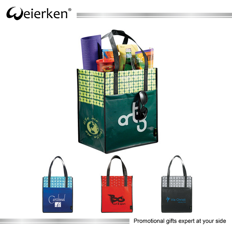 Promotional Non-woven Tote Shopping Bag with Custom Logo