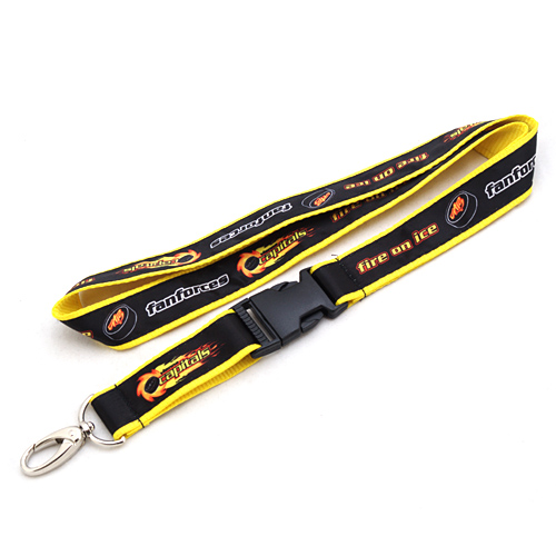 Hot Selling Heat Transfer Lanyard with Metal Hook/plastic Buckle/safety Clip for Phone 