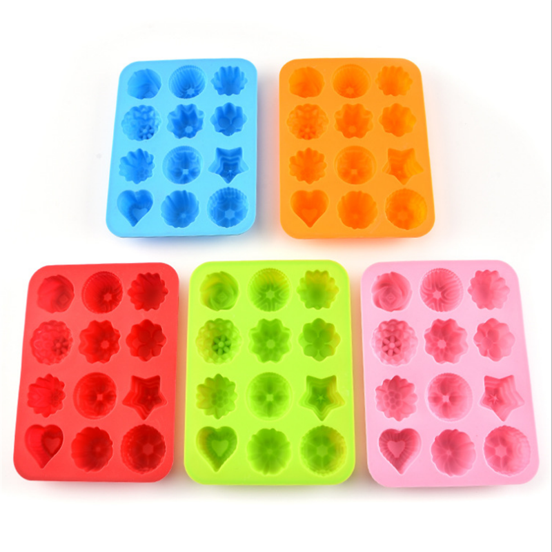 Wholesale set of silicone ice cube tray, Christmas Mold Ice Cube Silicone Tray