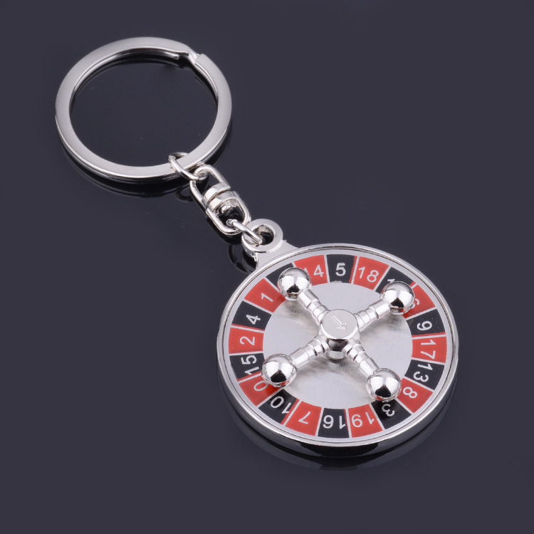 New Product Ideas 2019 Custom Logo Personalized Keychain Poker Chip Key Chain