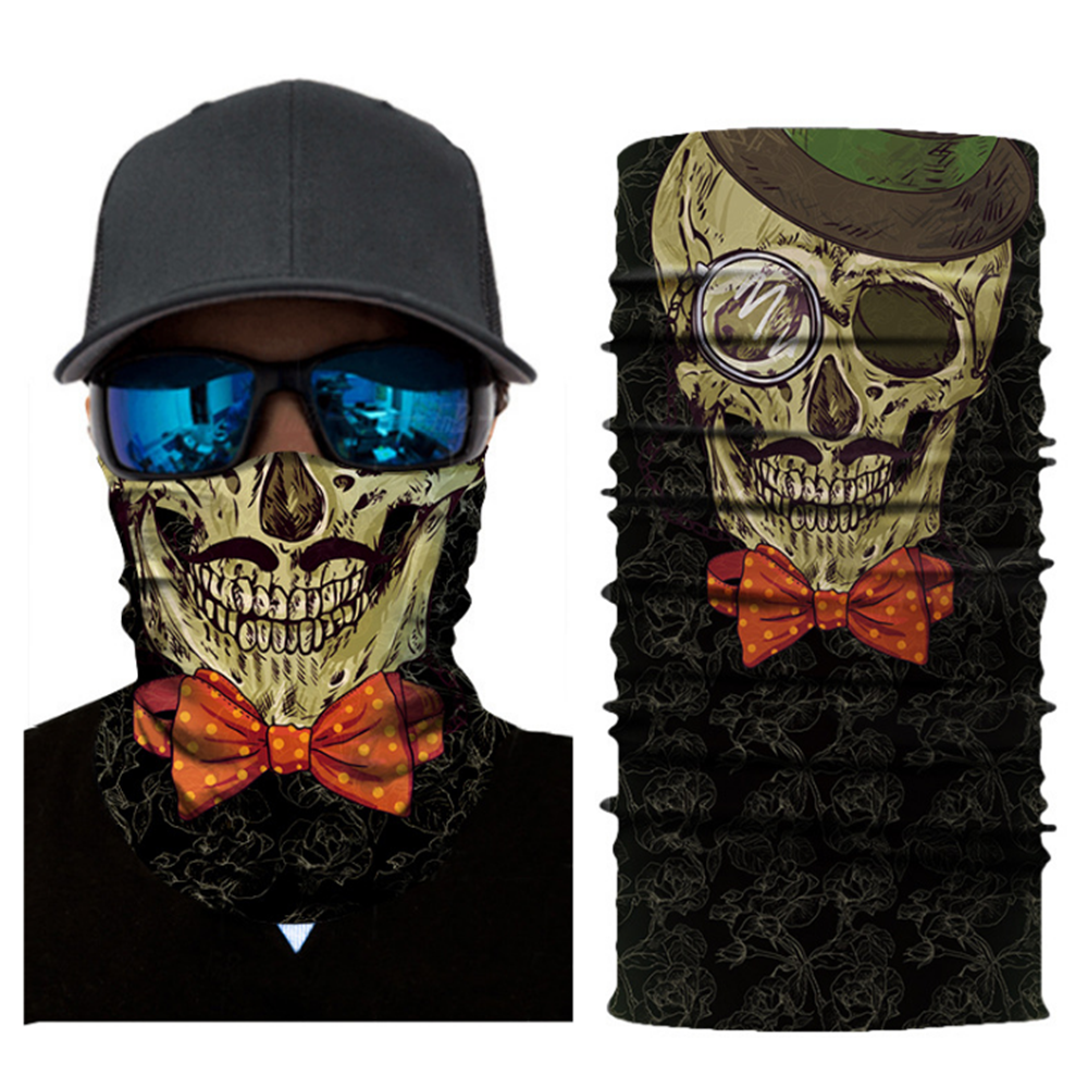 3D Seamless Multifunction Magic Clown Joker Men Skull Ghost Face Mask Headband