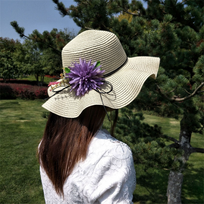 Bucket Hats Sun Floppy Straw Hat For Women