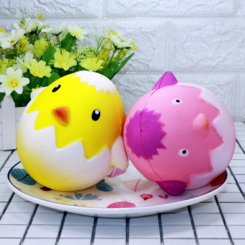Slow Rising Yellow Chick Chicken Squishies Stress Ball Toy 