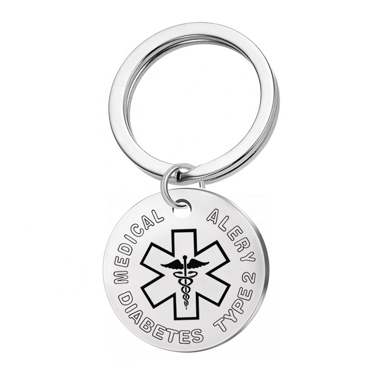 Fashion Wholesale Bulk Key Chain Custom Logo Personalized Medical Key Chain