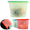 BPA free Leakproof Reusable Silicone Food Storage Bag,Washable Silicone Fresh Bag Fruits Vegetable Meats Prervation Container