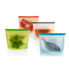 Reusable Refrigerator Silicone Fresh Sealing Food Storage Bag Fruits Vegetable Meats Preservation Container
