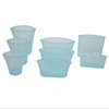 Fruits Vegetable Meats Prervation Container Stand Up Open Zip Shut Leakproof Airtight Reusable Silicone Food Storage Bags 